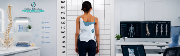 colete 3D de verdade para escoliose Schroth-Chêneau